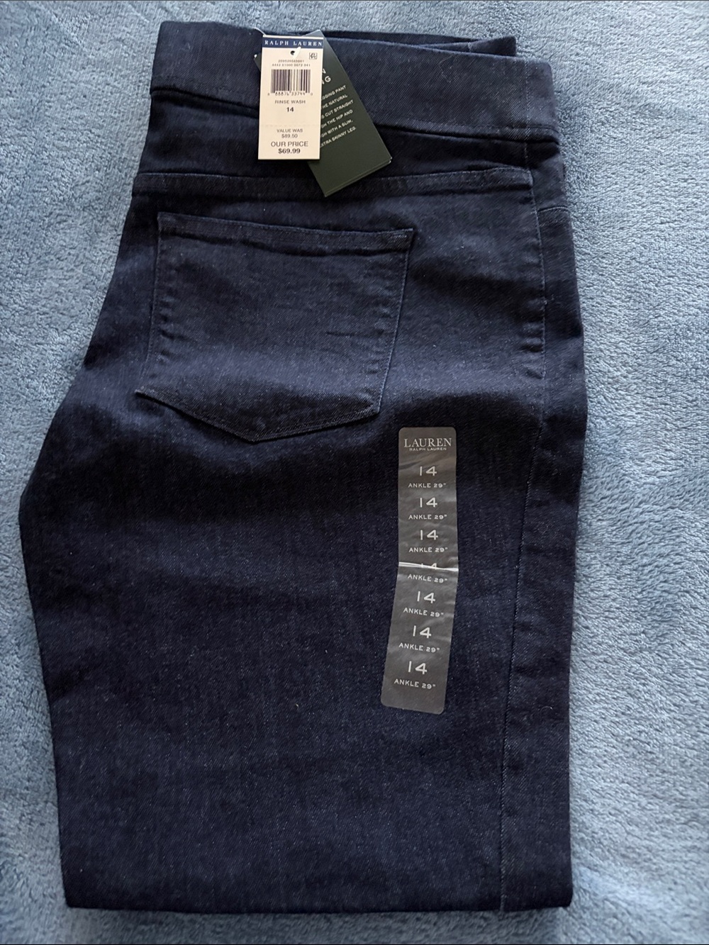 Ralph Lauren Rinse Wash Jeans in Deep Navy
